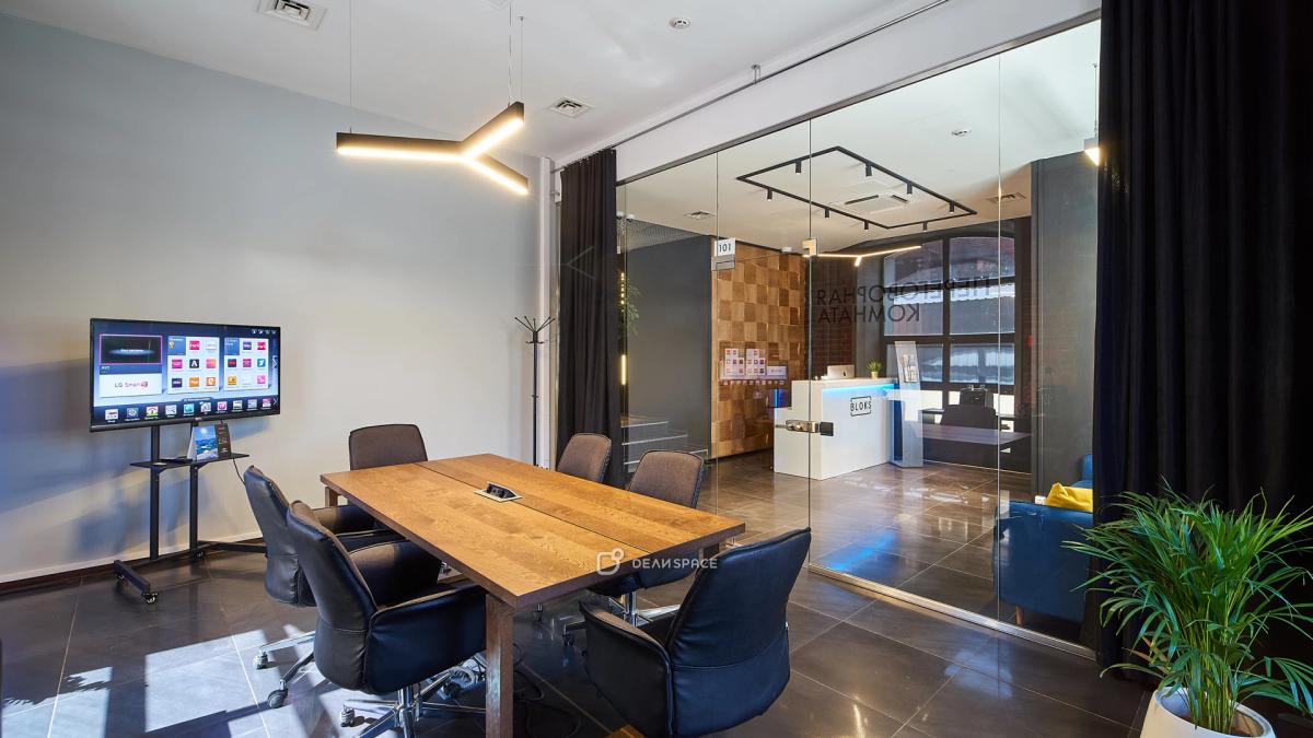 Переговорная комната в коворкинге Bloks на Павелецкой - Фото №1