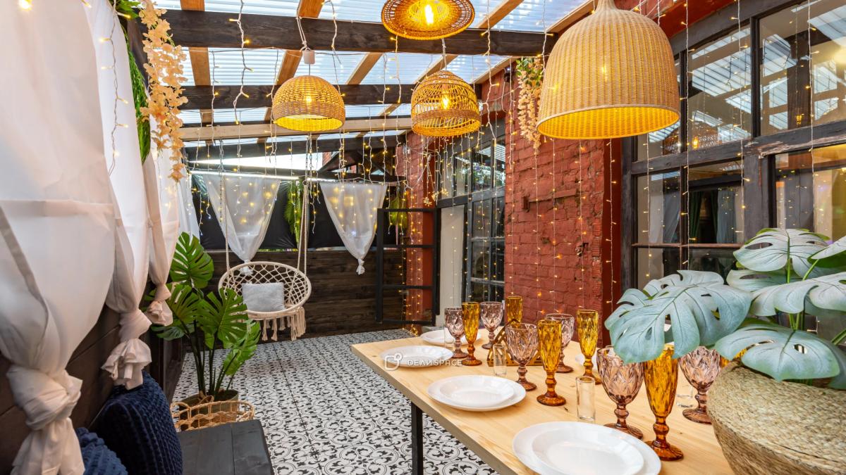 Лофт "ОЛИВКОВЫЙ" с верандой на Семеновской - Фото №1