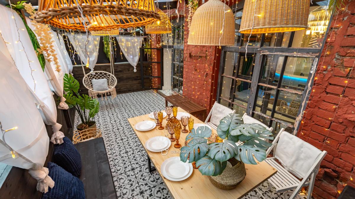 Лофт "ОЛИВКОВЫЙ" с верандой на Семеновской - Фото №4