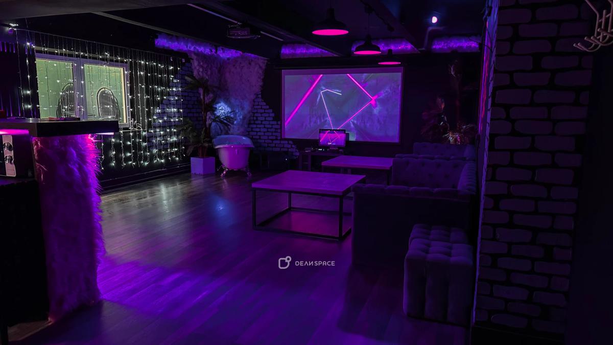 Лофт Good girl с барной стойкой из розового меха на Бауманской с караоке и PS 4 ! - Фото №2