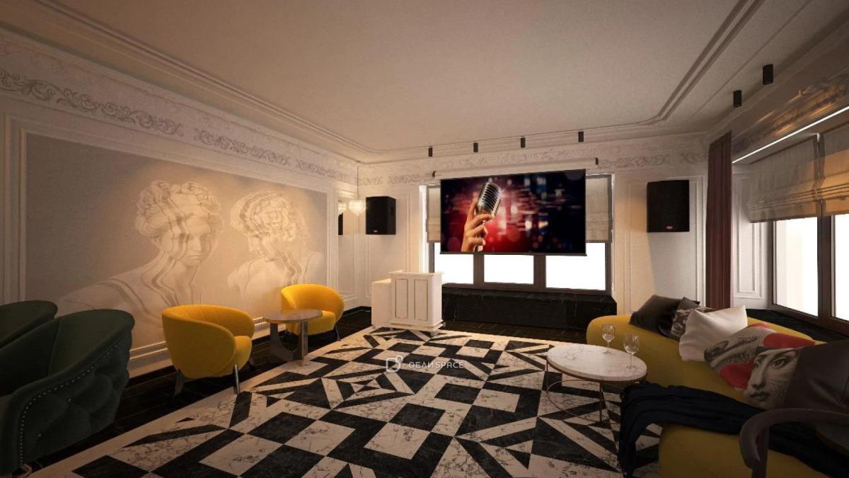 Стильный лофт ЮГ в стиле НЕО КЛАССИКА  на Бауманской - Фото №5