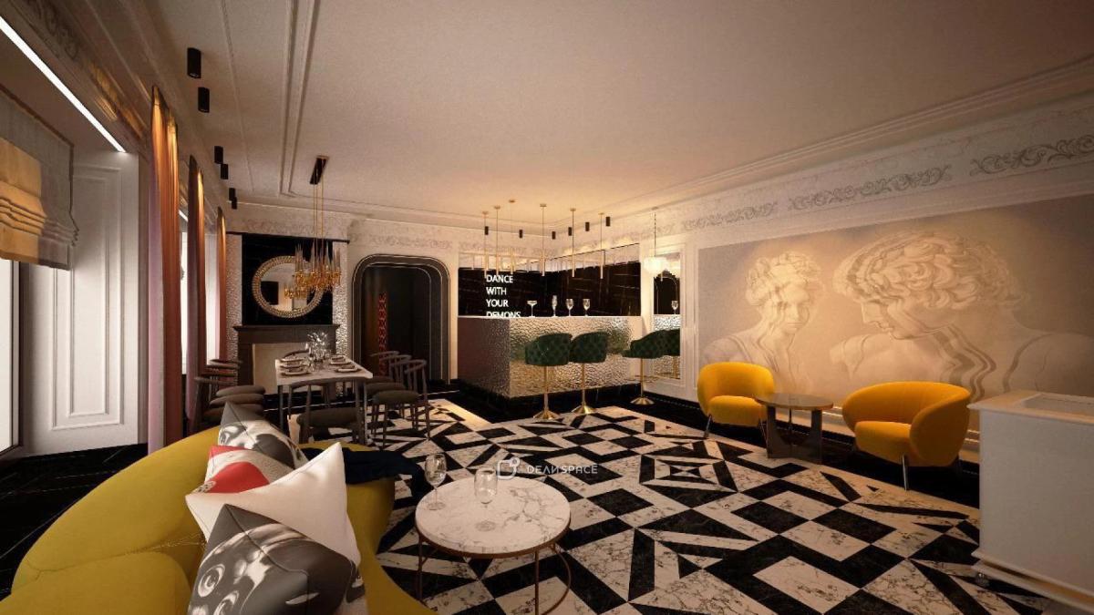 Стильный лофт ЮГ в стиле НЕО КЛАССИКА  на Бауманской - Фото №6