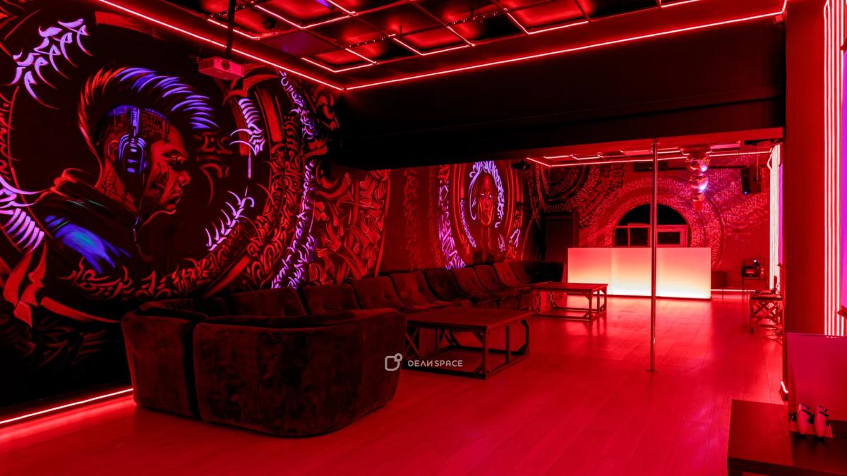 Лофт Cyberpunk с пилоном, караоке и PS 5 на Бауманской - Фото №12