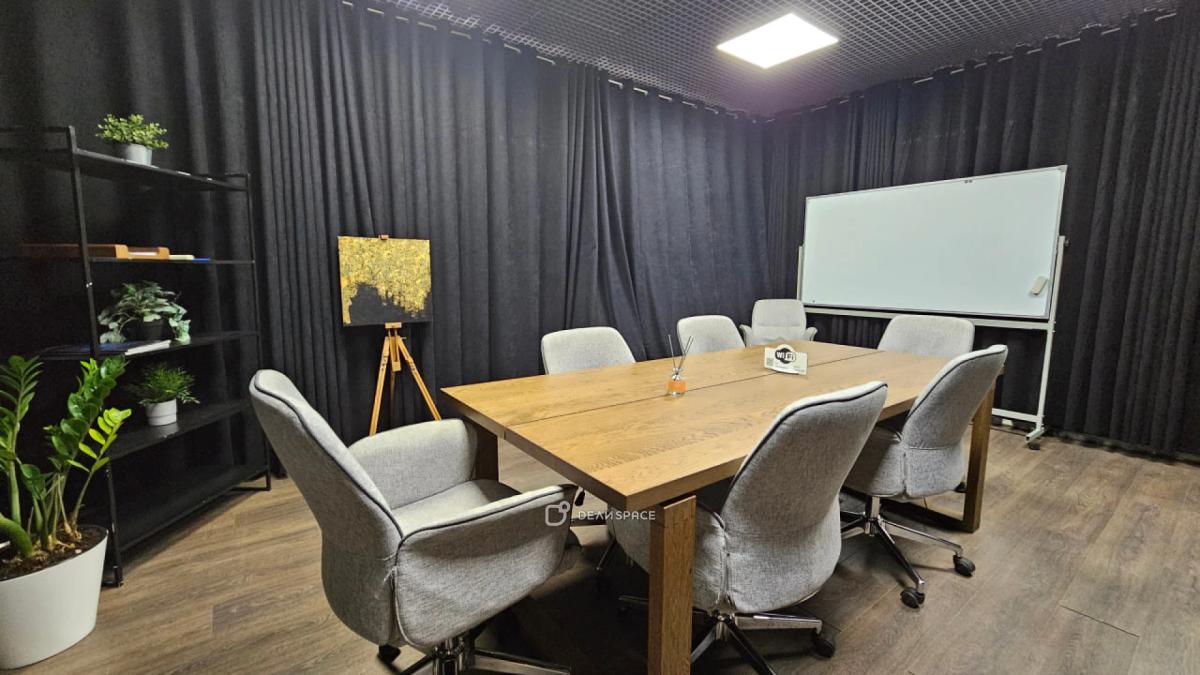Стильная переговорная комната в коворкинге Bloks на Павелецкой - Фото №1