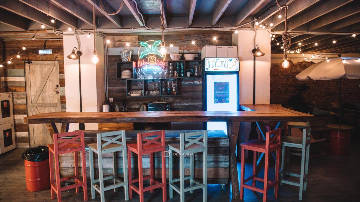 Большой лофт Hawaii House с верандой грилем и кухней на Бауманской - Фото №14