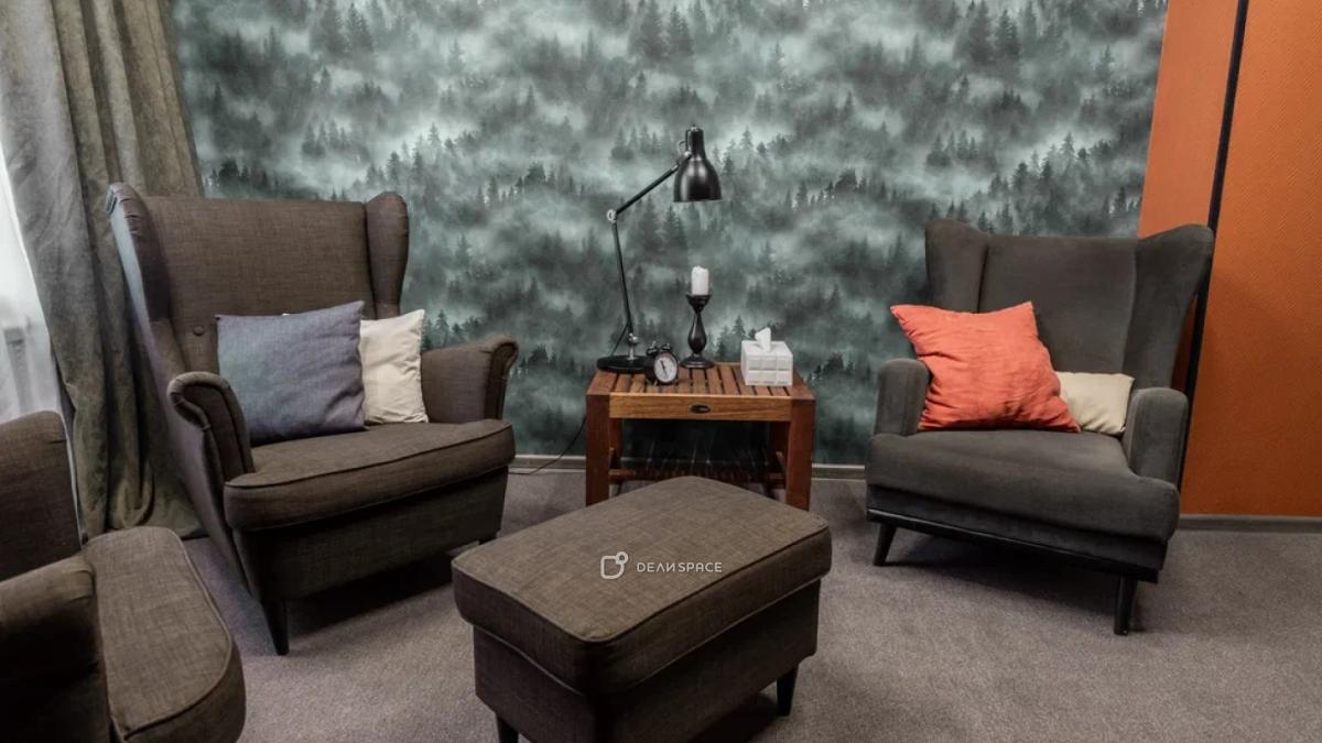 Кабинет для индивидуальных сессий и тренингов № 4 "Лес" на Достоевской - Фото №2