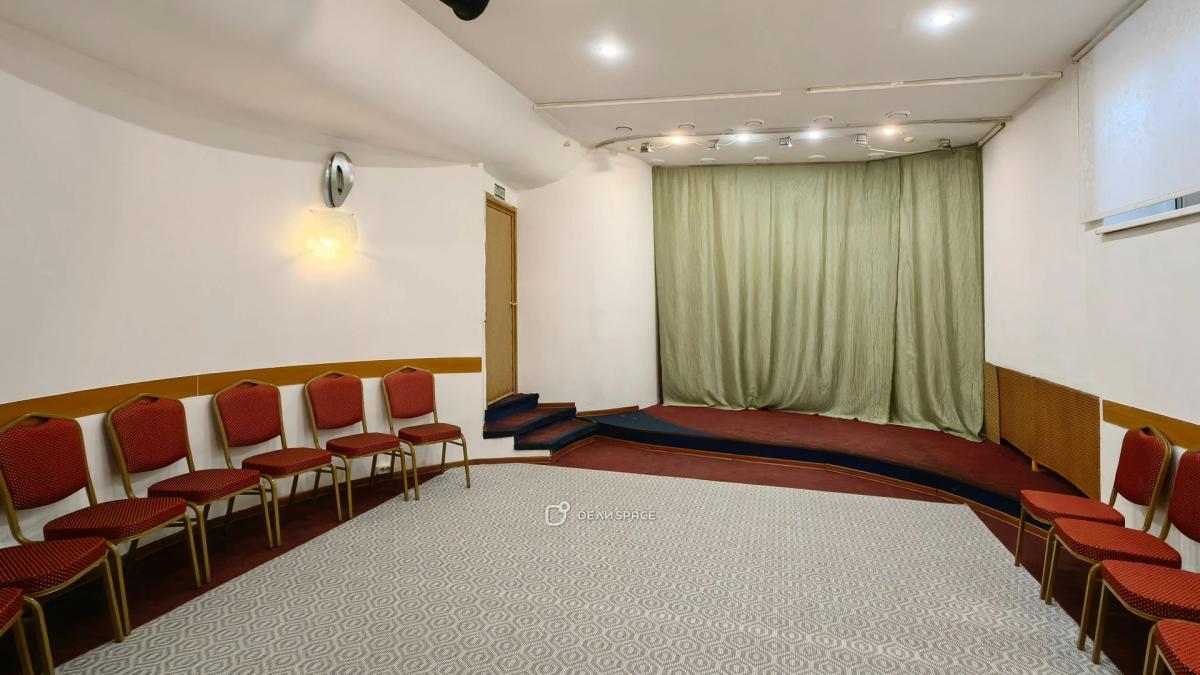 Зал "Овальный" с мини-сценой и кухней для тренингов, семинаров, мастер-классов, деловых и дружеских встреч м. Новослободская - Фото №9