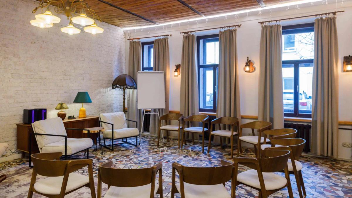 Деревянный лофт, зал для бизнес-встреч в центре Москвы - Фото №1