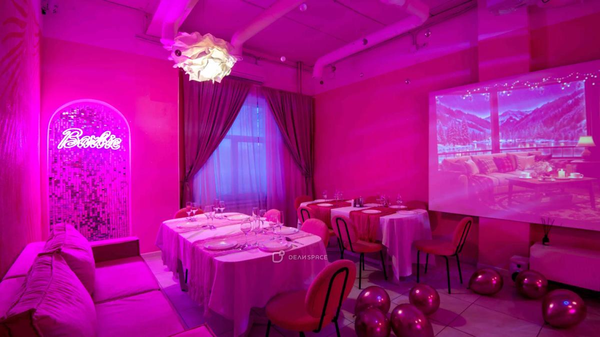 Barbie - розовый лофт с диско-шаром, фотозоной и караоке - Фото №3