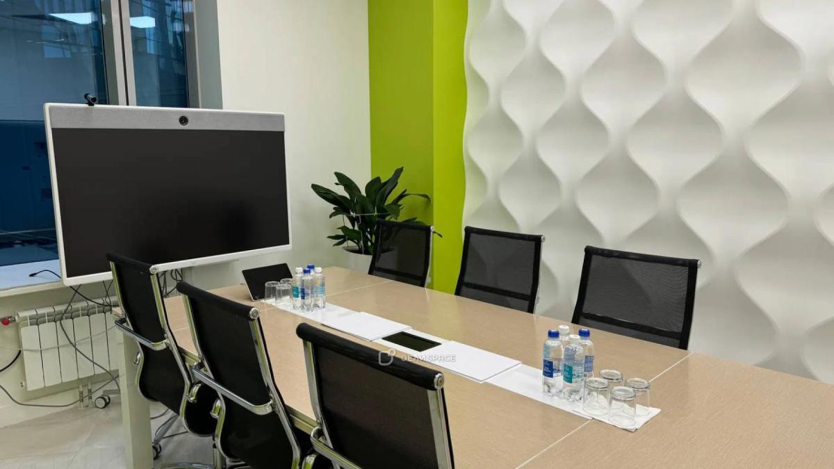 Переговорная на 6 человек в Москва-Сити - Фото №1