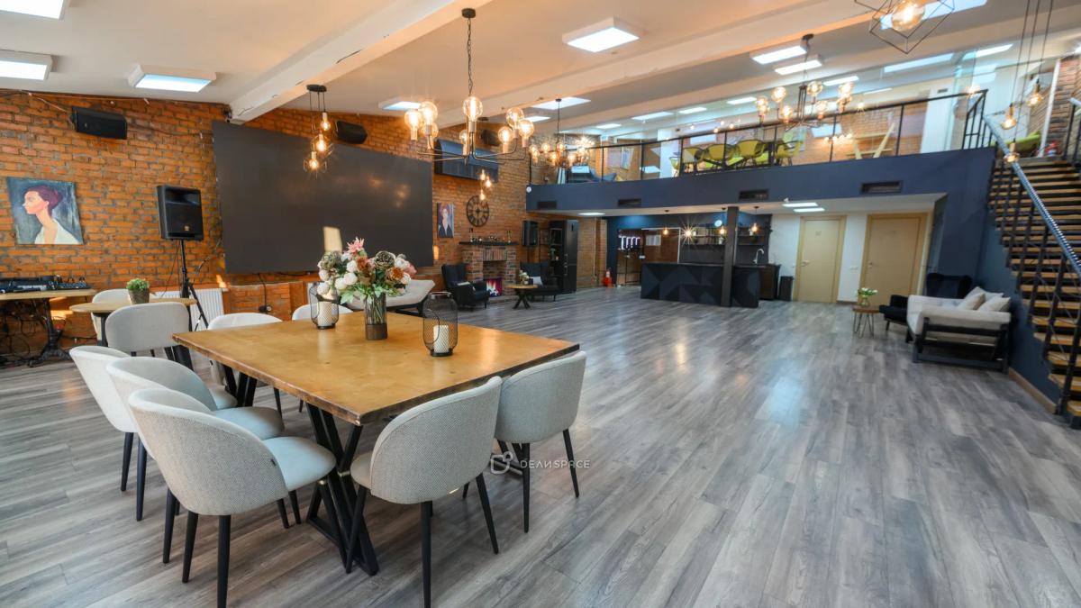 Лофт "Модильяни" : 150 м² для тренингов — камин-лаунж, до 120 участников - Фото №4