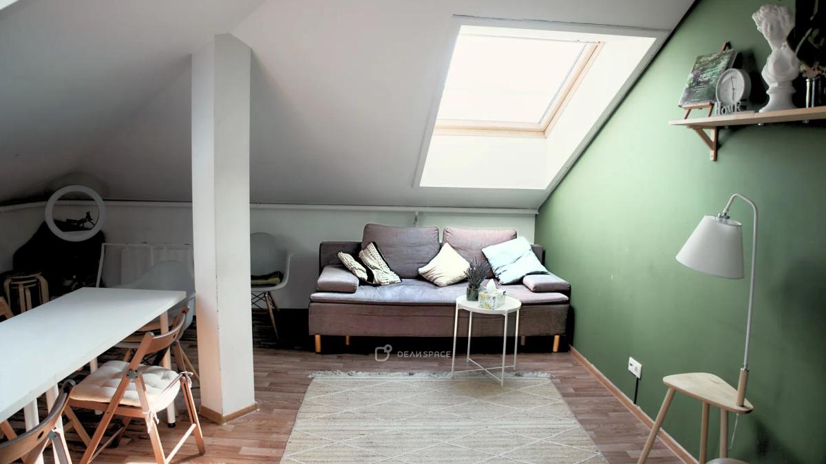 Зеленая мансарда-студия на Мясницкой (М-24) - Фото №2