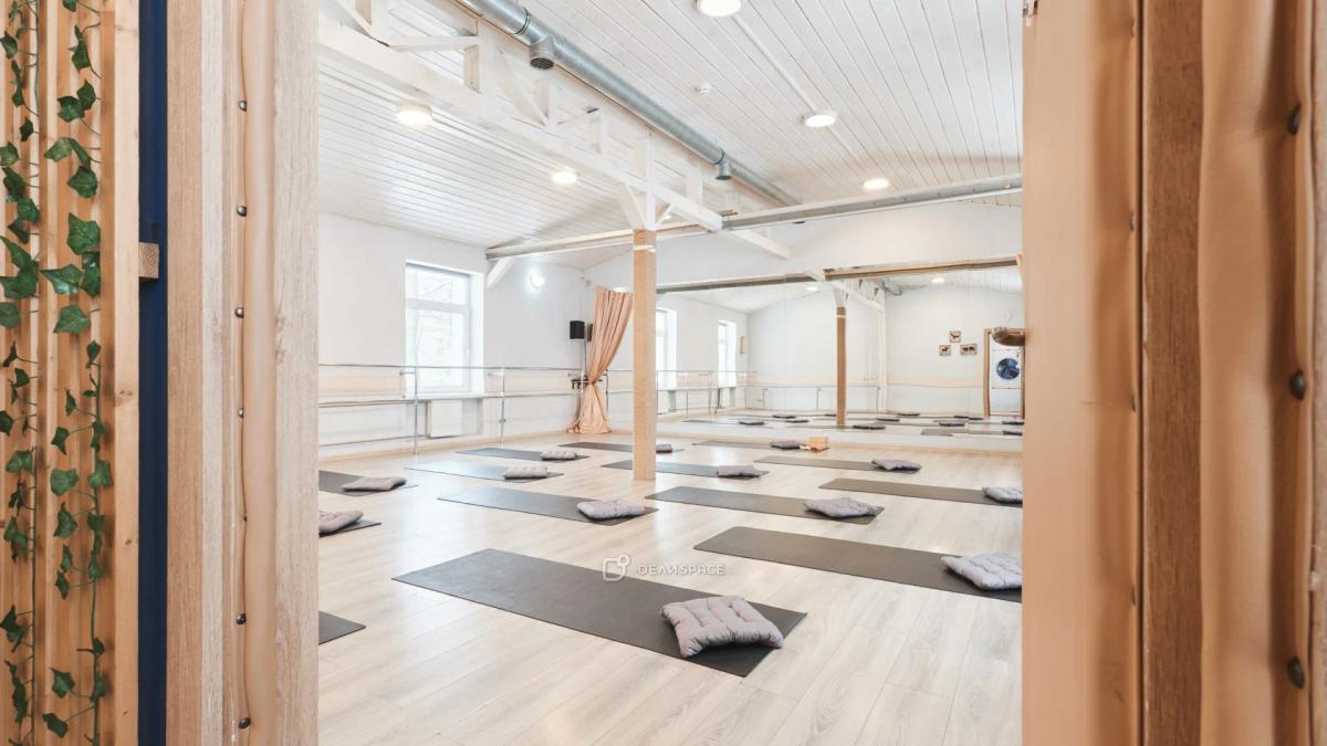 Зал 60 м2 для мастер-классов, семинаров, телесных практик - Фото №1