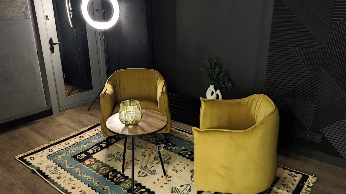 Студия "Грин" для подкастов на Курской - Фото №1